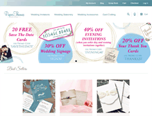 Tablet Screenshot of paperthemes.co.uk
